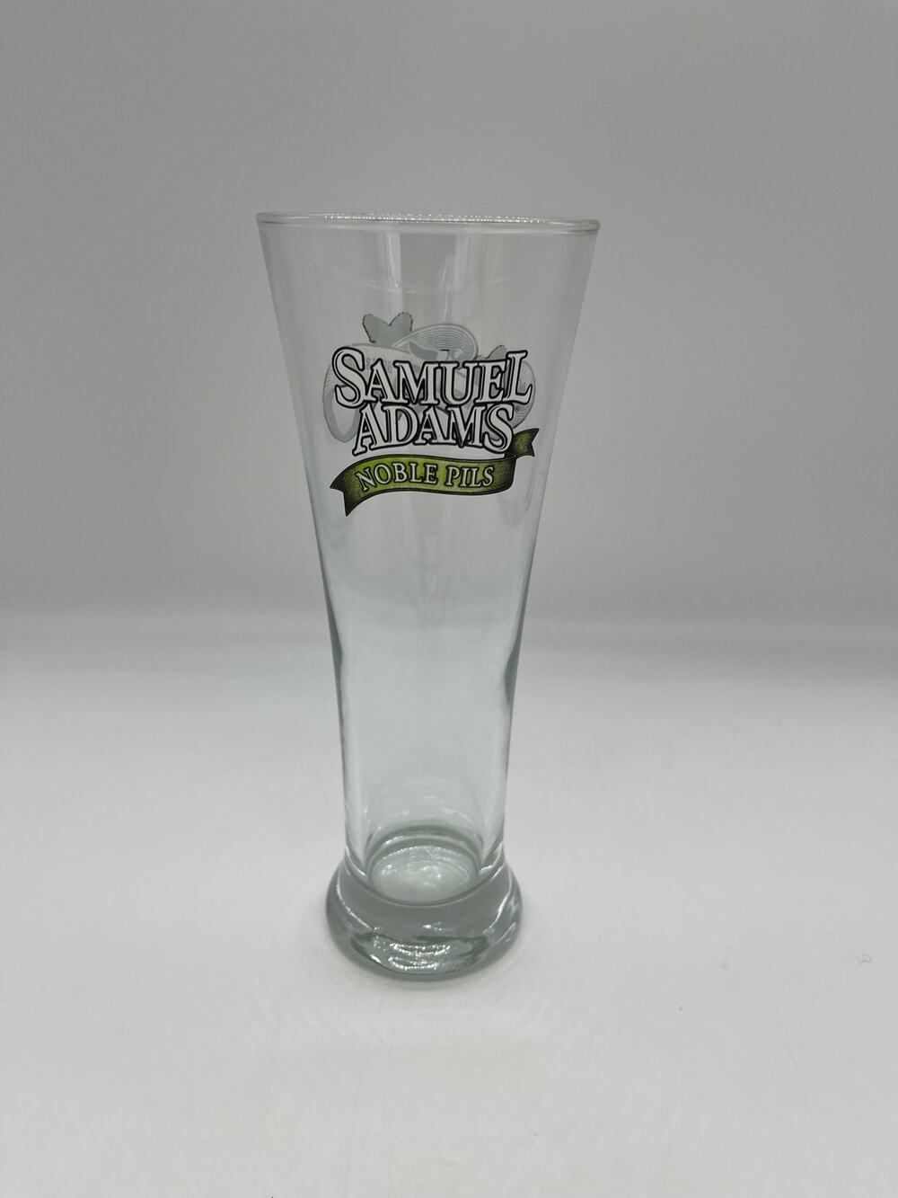 Samuel Adams Noble Pils Beer Glass Pilsner "Made with all 5 Noble Hops"
